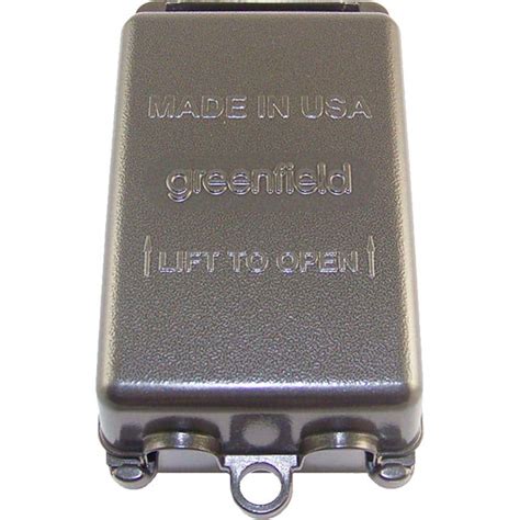 greenfield while-in-use weatherproof electrical box cover vertical bronze|Made in USA While.